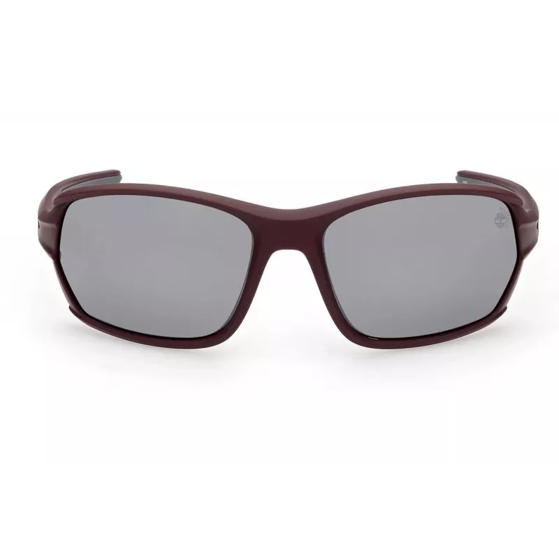 Timberland Men's TB92456667D Polarized Sunglasses - Matte Black Frame, Green Lens, 66/18/125 mm