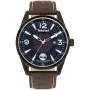 TIMBERLAND Men's Watch TBL16004JYU03 43mm Blue Dial Brown Leather Strap