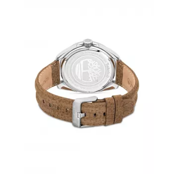 Timberland Men's Watch TDWGF2200903 45mm Stainless Steel Brown Leather