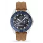 Timberland Men's Watch TDWGF2200903 45mm Stainless Steel Brown Leather