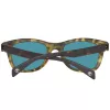 Timberland TB9080-5055R Men's Polarized Square Sunglasses, Matte Black/Green, 55 mm