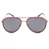 TIMBERLAND Unisex TB9118-6068D Sunglasses - Polarized Rectangle Havana Frame Brown Lens