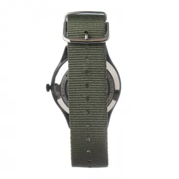 TIMEX Expedition North Field Post Men's Analog Quartz Watch 41mm Green Dial Brown Leather Strap TW2V11000LG