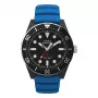 Timex Expedition North Field Post Solar Men's Watch TW2Y02500 - 43mm Black Dial, Green Fabric Strap, Sapphire Crystal