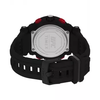 TIMEX Men's Digital Quartz Watch TW5M52800 50mm Resin Case Black Resin Band