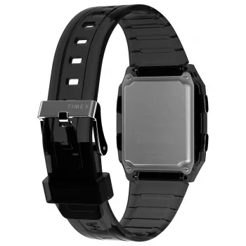 TIMEX Men's Solar Quartz Watch TW2W96500 36mm Stainless Steel Case Green Fabric Strap