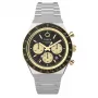 Timex Men's TW2W64200 Quartz Watch with Brown Leather Strap and Black Dial, 40mm