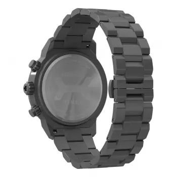 Timex Men's TW2Y02000 Expedition North Field Post Solar 44mm Watch - Black Dial & Eco-Friendly Fabric Strap