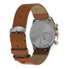 Timex TW2W64400 Men's Field Watch 42mm Black Dial Brown Leather Strap