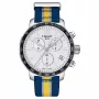 TISSOT T-Sport Chrono XL Classic Men's Watch 42mm Brown Leather Strap Silver Dial T09541717372