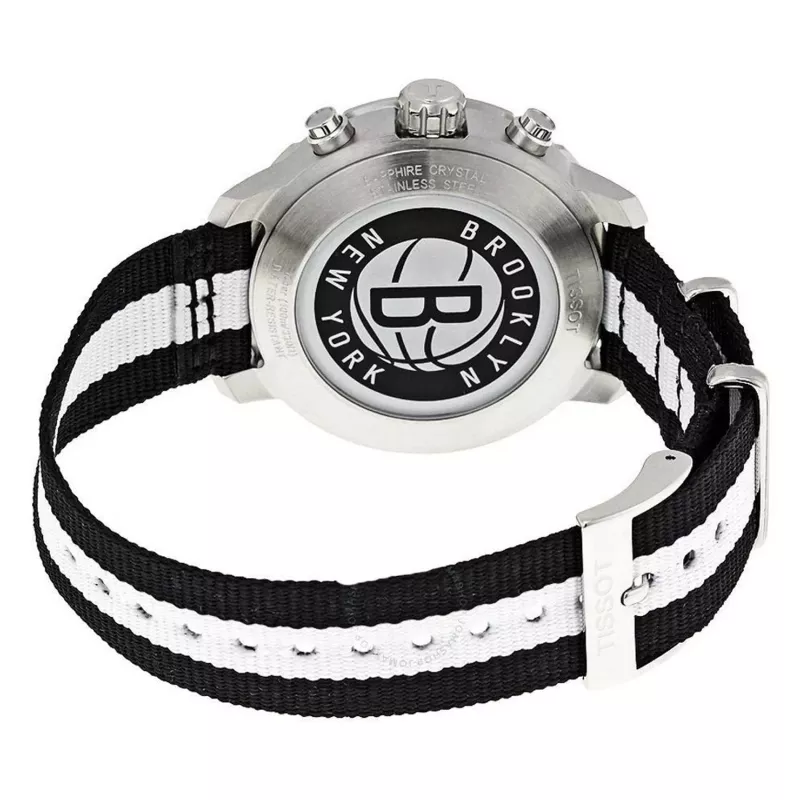 TISSOT T-Sport PRC 200 Chronograph Watch 42mm Blue Rubber Strap T095417170371