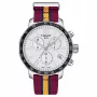 TISSOT T-Sport Quickster Chronograph Men's Watch 42mm Black Dial NATO Strap T0954171707