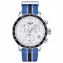 TISSOT T-Sport Quickster Men's Chronograph Watch 42mm Black PVD Stainless Steel and Nylon Strap