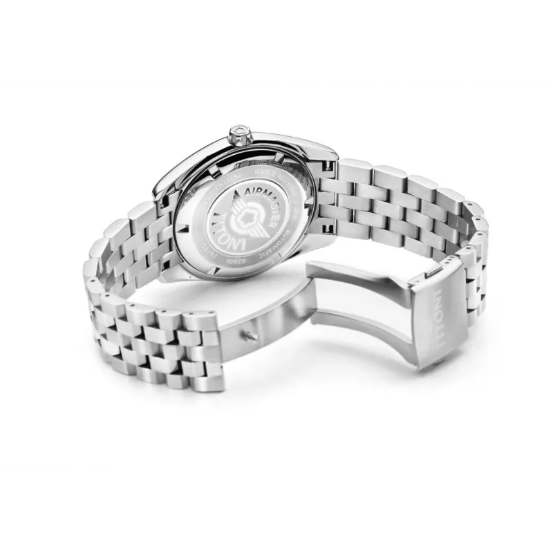 TITONI Airmaster Men's Automatic Watch 83909S-063 38.5mm Stainless Steel Silver Dial