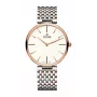 TITONI Airmaster Men's Watch TQ52718SRG606 37mm Swiss Quartz Silver Dial Brown Leather Strap