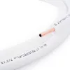 TIVENTO Flex 3/8 inch Pre-Insulated Copper Pipe 50 m Coil - Cu-DHP with PE Foam Insulation