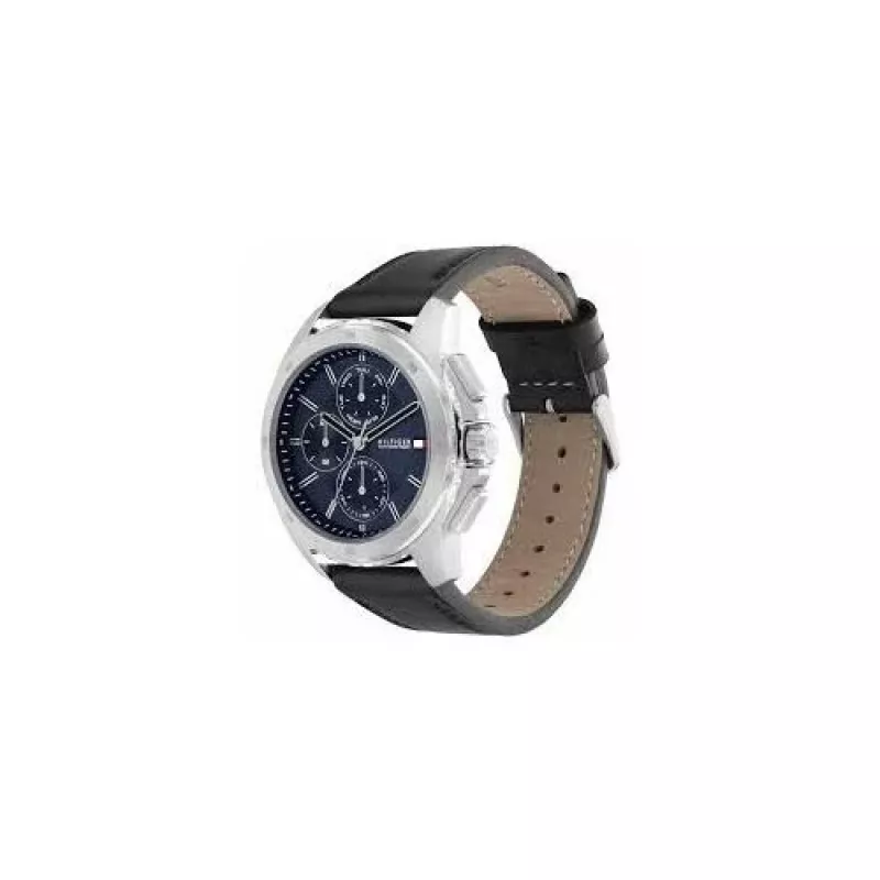 Tommy Hilfiger Men's 1710619 Analog Quartz Watch 46mm Blue Dial Stainless Steel
