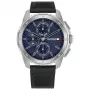 Tommy Hilfiger Men's 1710619 Analog Quartz Watch 46mm Blue Dial Stainless Steel