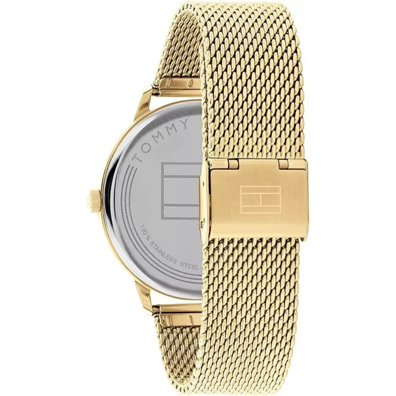 Tommy Hilfiger Men's 1791877 Analog Quartz Watch 43mm Stainless Steel Blue Dial