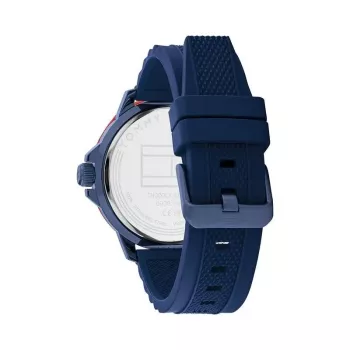 Tommy Hilfiger Men's 1792022 Analog Quartz Watch 48mm Stainless Steel Blue Dial