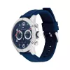 Tommy Hilfiger Men's 1792027 Analog Quartz Watch 44mm Blue Dial Silver Stainless Steel