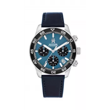 Tommy Hilfiger Men's 1792187 Analog Quartz Watch 41mm Stainless Steel Blue Dial