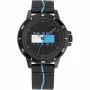 Tommy Hilfiger Men's Analog Quartz Watch 1791999 45 mm Blue Dial Brown Leather