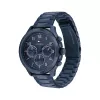 Tommy Hilfiger Men's Damon Quartz Watch 1791853 44mm Blue Silicone