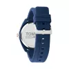 Tommy Hilfiger Men's Damon Quartz Watch 1791927 45mm Blue Dial Stainless Steel Mesh Bracelet