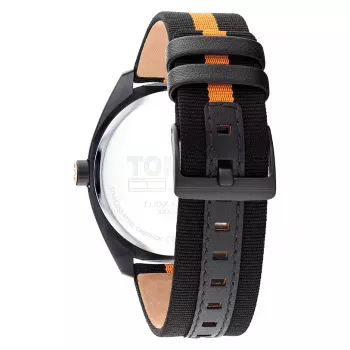 Tommy Hilfiger Men's Damon Quartz Watch 1792042 45 mm Stainless Steel Blue Dial