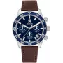 Tommy Hilfiger Men's Damon Quartz Watch 1792163 41mm Stainless Steel Blue Dial