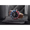 Tommy Hilfiger Men's Damon Quartz Watch 1792166 40mm Blue Dial Brown Leather