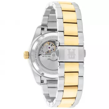 Tommy Hilfiger Men's Deacon Quartz Watch 40mm Blue Dial Stainless Steel Mesh