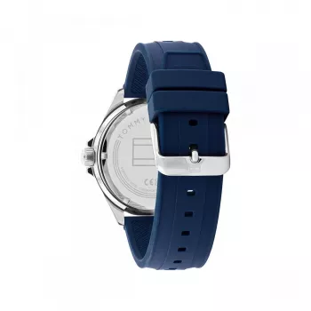 Tommy Hilfiger Men's Decker Quartz Watch 1792009 43mm Blue Dial Stainless Steel