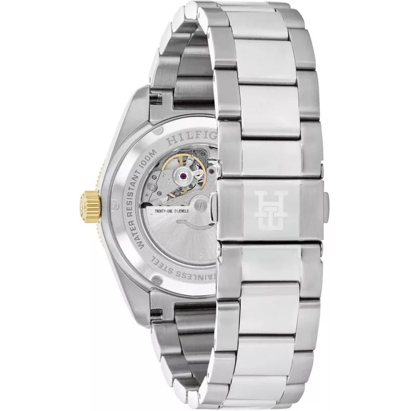 Tommy Hilfiger Men's Decker Quartz Watch 1792155 40mm Blue Dial Stainless Steel