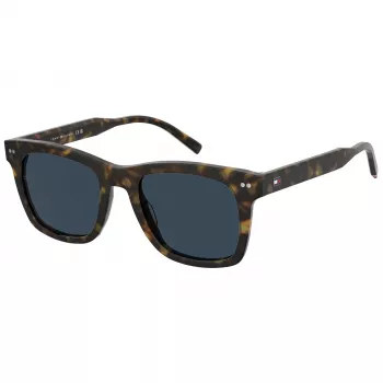 Tommy Hilfiger Men's Sunglasses TH-2184-S-086 Havana Frame Grey Lens 52mm