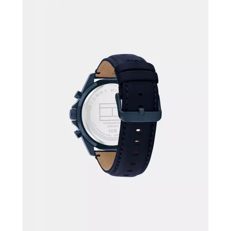 TOMMY HILFIGER Men's Watch 1710655 48mm Stainless Steel Blue Dial