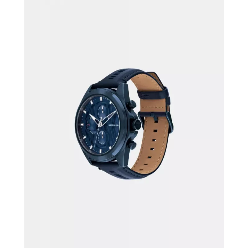TOMMY HILFIGER Men's Watch 1710655 48mm Stainless Steel Blue Dial