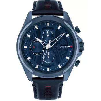 TOMMY HILFIGER Men's Watch 1710655 48mm Stainless Steel Blue Dial
