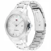 Tommy Hilfiger Men's Watch 1710695 42mm Blue Dial Stainless Steel Mesh