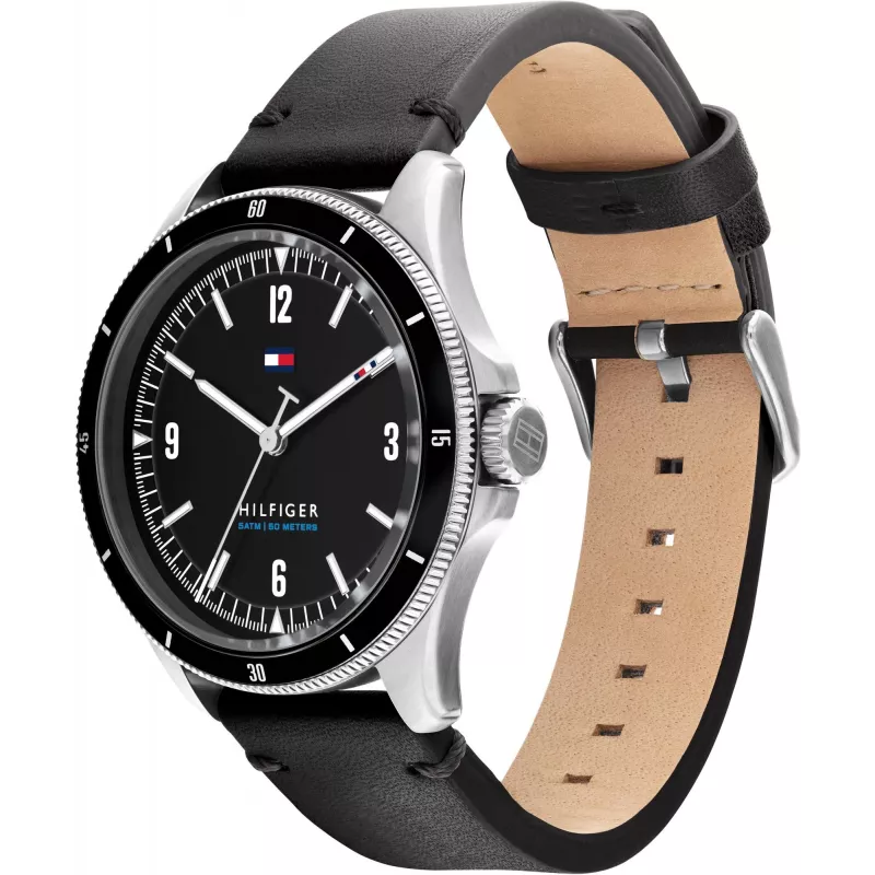 Tommy Hilfiger Men's Watch 1791904 44mm Stainless Steel Blue Dial