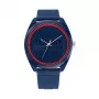 Tommy Hilfiger Men's Watch 1792041 45 mm Blue Dial Brown Leather Strap