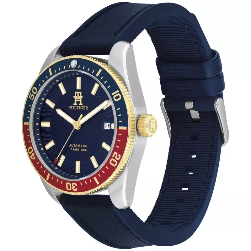 Tommy Hilfiger Men's Watch 1792141 40mm Stainless Steel Blue Dial