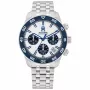 Tommy Hilfiger Men's Watch 1792157 41mm Blue Dial Brown Leather