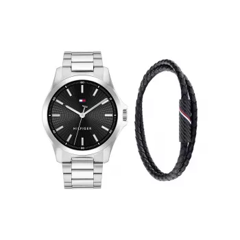 Tommy Hilfiger Men's Watch 2770191 43mm Stainless Steel Blue Dial