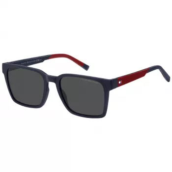 TOMMY HILFIGER TH-2143-S-8RU Men's Rectangular Sunglasses, Havana, Brown Lens, 55/19/145 mm
