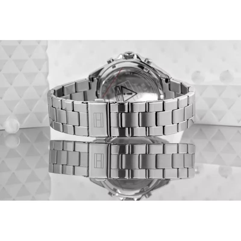 Tommy Hilfiger Unisex Watch 1782707 40mm Stainless Steel Mesh Blue Dial