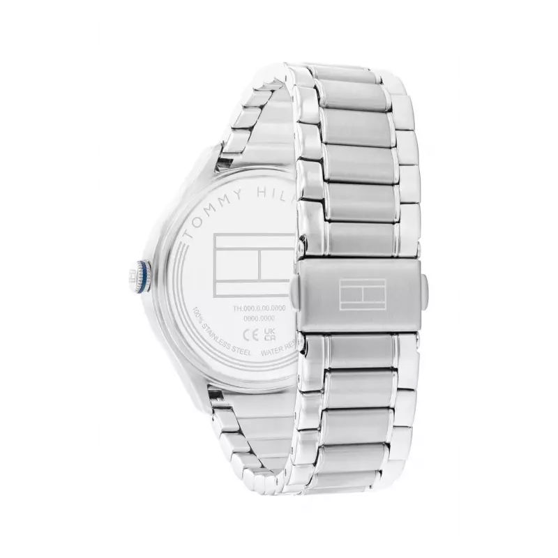 Tommy Hilfiger Women's Blake Quartz Analog Watch 40mm Silver Stainless Steel Mesh 1782657