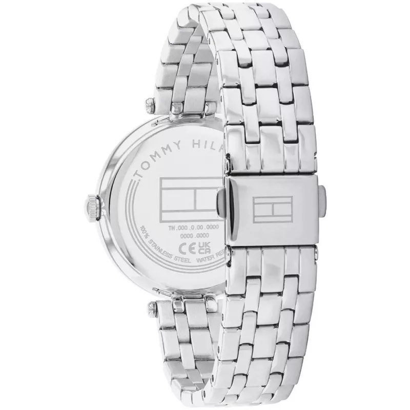 Tommy Hilfiger Women's Pippa Quartz Analog Watch 34mm Stainless Steel Rose Gold-Tone