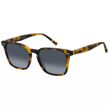 TOMMY HILFIGER Women's Sunglasses TH-2158-S-086 Havana Brown Square Acetate 52mm